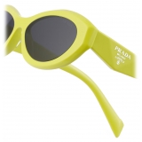 Prada - Prada Symbole - Cat Eye Sunglasses - Citron Slate Gray - Prada Collection - Sunglasses - Prada Eyewear