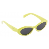 Prada - Prada Symbole - Cat Eye Sunglasses - Citron Slate Gray - Prada Collection - Sunglasses - Prada Eyewear