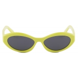 Prada - Prada Symbole - Cat Eye Sunglasses - Citron Slate Gray - Prada Collection - Sunglasses - Prada Eyewear