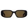 Prada - Prada Symbole - Geometric Sunglasses - Marble Black Yellow Loden - Prada Collection - Sunglasses