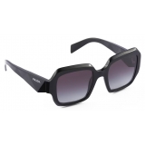 Prada - Prada Symbole - Oversized Sunglasses - Black Gradient Smoke Gray - Prada Collection - Sunglasses