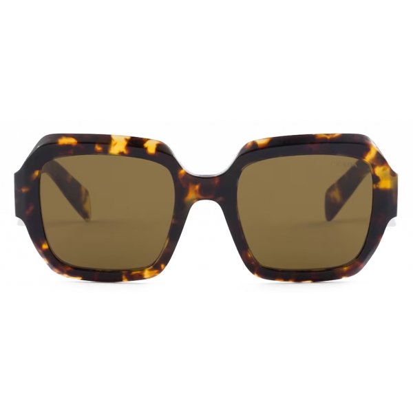 Prada - Prada Symbole - Oversized Sunglasses - Honey Tortoiseshell ...