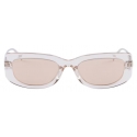 Prada - Prada Symbole - Rectangular Sunglasses - Crystal Beige Hazelnut Brown - Prada Collection - Sunglasses - Prada Eyewear