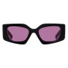 Prada - Prada Symbole Collection - Occhiali da Sole Geometrico - Nero Fuxia Flash - Prada Collection