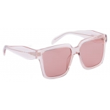 Prada - Prada Eyewear - Rectangular Sunglasses - Geranium Pink Crystal Petal Pink - Prada Collection