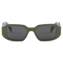 Prada - Prada Eyewear - Rectangular Sunglasses - Black Slate Gray - Prada Collection -