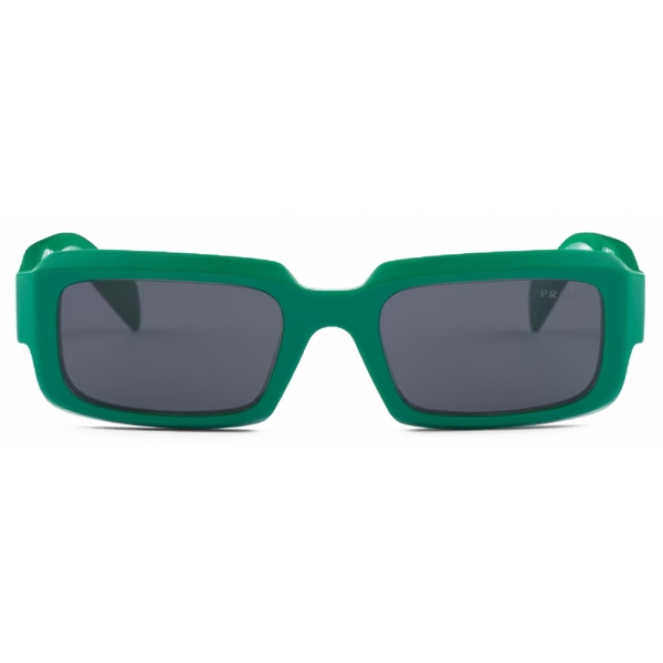 Prada - Prada Symbole - Rectangular Sunglasses - Mango Slate Gray - Prada Collection - Sunglasses