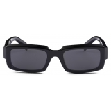 Prada - Prada Symbole - Rectangular Sunglasses - Black Slate Gray - Prada Collection