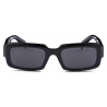 Prada - Prada Symbole - Rectangular Sunglasses - Black Slate Gray - Prada Collection