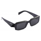 Prada - Prada Symbole - Rectangular Sunglasses - Black Slate Gray - Prada Collection