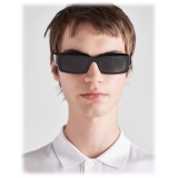 Prada - Prada Symbole - Rectangular Sunglasses - Black Slate Gray - Prada Collection