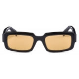 Prada - Prada Symbole - Rectangular Sunglasses - Black Ochre - Prada Collection