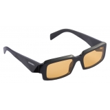 Prada - Prada Symbole - Rectangular Sunglasses - Black Ochre - Prada Collection