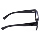 Prada - Prada Symbole - Rectangular Sunglasses - Black Iris Shaded Sun - Prada Collection - Sunglasses - Prada Eyewear