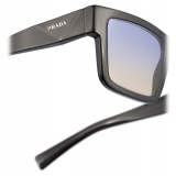 Prada - Prada Symbole - Rectangular Sunglasses - Black Iris Shaded Sun - Prada Collection - Sunglasses - Prada Eyewear