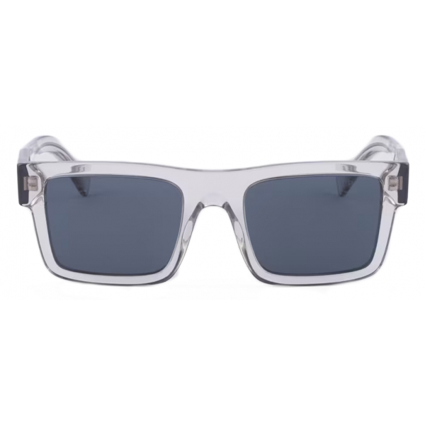 Prada - Prada Symbole - Rectangular Sunglasses - Crystal Gray Graphite - Prada Collection - Sunglasses