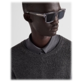 Prada - Prada Symbole - Rectangular Sunglasses - Crystal Gray Graphite - Prada Collection - Sunglasses