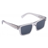 Prada - Prada Symbole - Rectangular Sunglasses - Crystal Gray Graphite - Prada Collection - Sunglasses