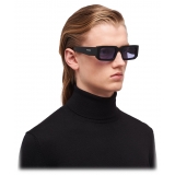 Prada - Prada Symbole - Rectangular Sunglasses - Black Blue Purple - Prada Collection - Sunglasses - Prada Eyewear