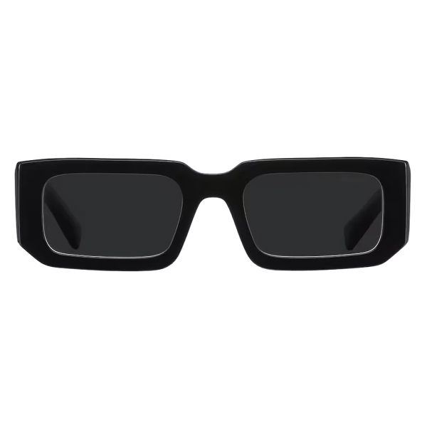 Prada - Prada Symbole - Rectangular Sunglasses - Black Chalk White ...