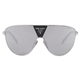 Prada - Prada Runway - Mask Sunglasses - Silver Chrome - Prada Collection - Sunglasses - Prada Eyewear