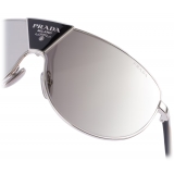 Prada - Prada Runway - Mask Sunglasses - Silver Chrome - Prada Collection - Sunglasses - Prada Eyewear