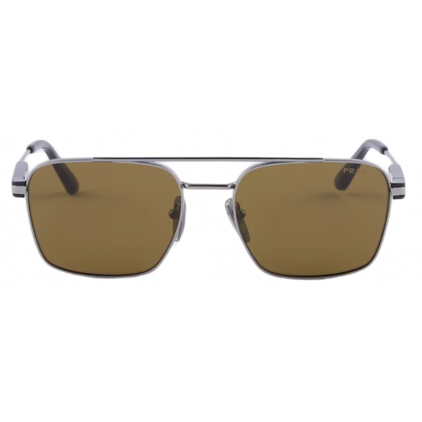 Prada - Prada Eyewear - Rectangular Sunglasses - Lead Gray Loden - Prada Collection