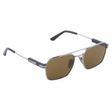 Prada - Prada Eyewear Collection - Occhiali da Sole Rettangolare - Piombo Loden - Prada Collection