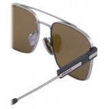 Prada - Prada Eyewear Collection - Occhiali da Sole Rettangolare - Piombo Loden - Prada Collection