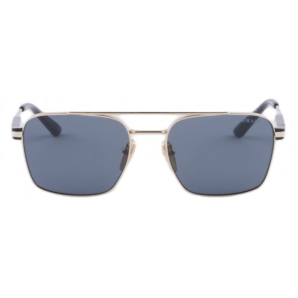 Prada - Prada Eyewear - Rectangular Sunglasses - Pale Gold Graphite - Prada Collection