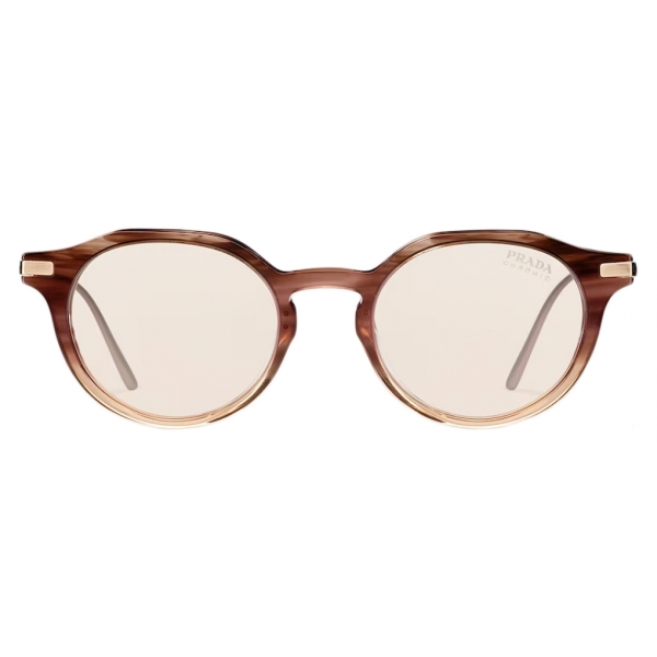 Prada - Prada Eyewear - Pantos Sunglasses - Dark Brown Amber - Prada Collection - Sunglasses