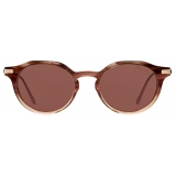 Prada - Prada Eyewear - Pantos Sunglasses - Dark Brown Amber - Prada Collection - Sunglasses