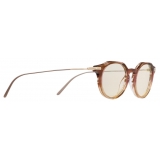 Prada - Prada Eyewear - Pantos Sunglasses - Dark Brown Amber - Prada Collection - Sunglasses