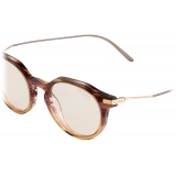 Prada - Prada Eyewear - Pantos Sunglasses - Dark Brown Amber - Prada Collection - Sunglasses