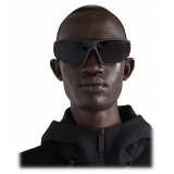 Prada - Prada Linea Rossa Impavid - Mask Sunglasses - Rubberized Black Slate Gray - Prada Collection