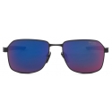 Prada - Prada Linea Rossa - Pilot Sunglasses - Rubberized Black Red Irisdescent - Prada Collection