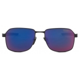 Prada - Prada Linea Rossa - Pilot Sunglasses - Rubberized Black Red Irisdescent - Prada Collection