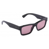 Prada - Prada Eyewear - Rectangular Sunglasses - Black Fuchsia - Prada Collection