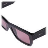 Prada - Prada Eyewear - Rectangular Sunglasses - Black Fuchsia - Prada Collection