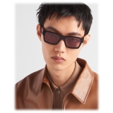 Prada - Prada Eyewear Collection - Occhiali da Sole Rettangolare - Nero Fucsia - Prada Collection