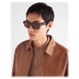 Prada - Prada Eyewear - Rectangular Sunglasses - Tortoiseshell Crystal Burnt Orange - Prada Collection