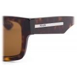 Prada - Prada Eyewear - Rectangular Sunglasses - Tortoiseshell Crystal Burnt Orange - Prada Collection