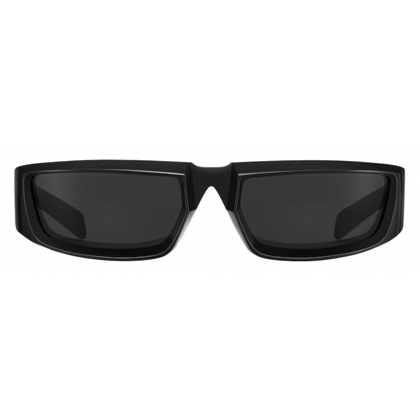 Prada - Prada Runway - Rectangular Sunglasses - Black Slate Gray - Prada Collection