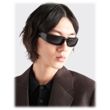 Prada - Prada Runway - Rectangular Sunglasses - Black Slate Gray - Prada Collection