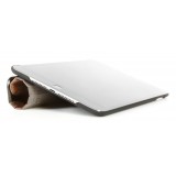 Woodcessories - Walnut / Silver Metal / Leather / Black Hardcover - iPad Mini 4 - Flip Case - Eco Guard Metal & Wood