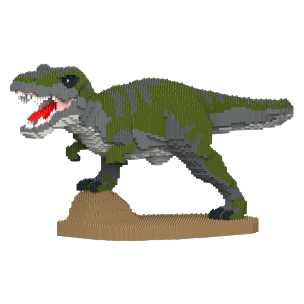 Jekca - T-Rex 02S-M01 - Lego - Scultura - Costruzione - 4D - Animali di Mattoncini - Toys