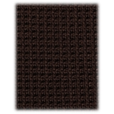 Viola Milano - Knitted Limited Label V-End Silk Tie - Brown - Handmade in Italy - Luxury Exclusive Collection