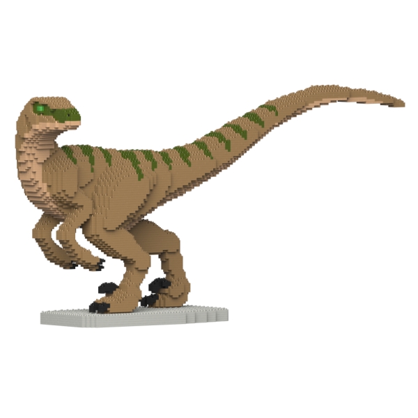 Jekca - Velociraptor 01S-M02 - Lego - Sculpture - Construction - 4D - Brick Animals - Toys