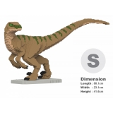 Jekca - Velociraptor 01S-M02 - Lego - Scultura - Costruzione - 4D - Animali di Mattoncini - Toys