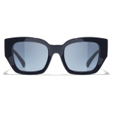 Chanel - Square Sunglasses - Blue - Chanel Eyewear